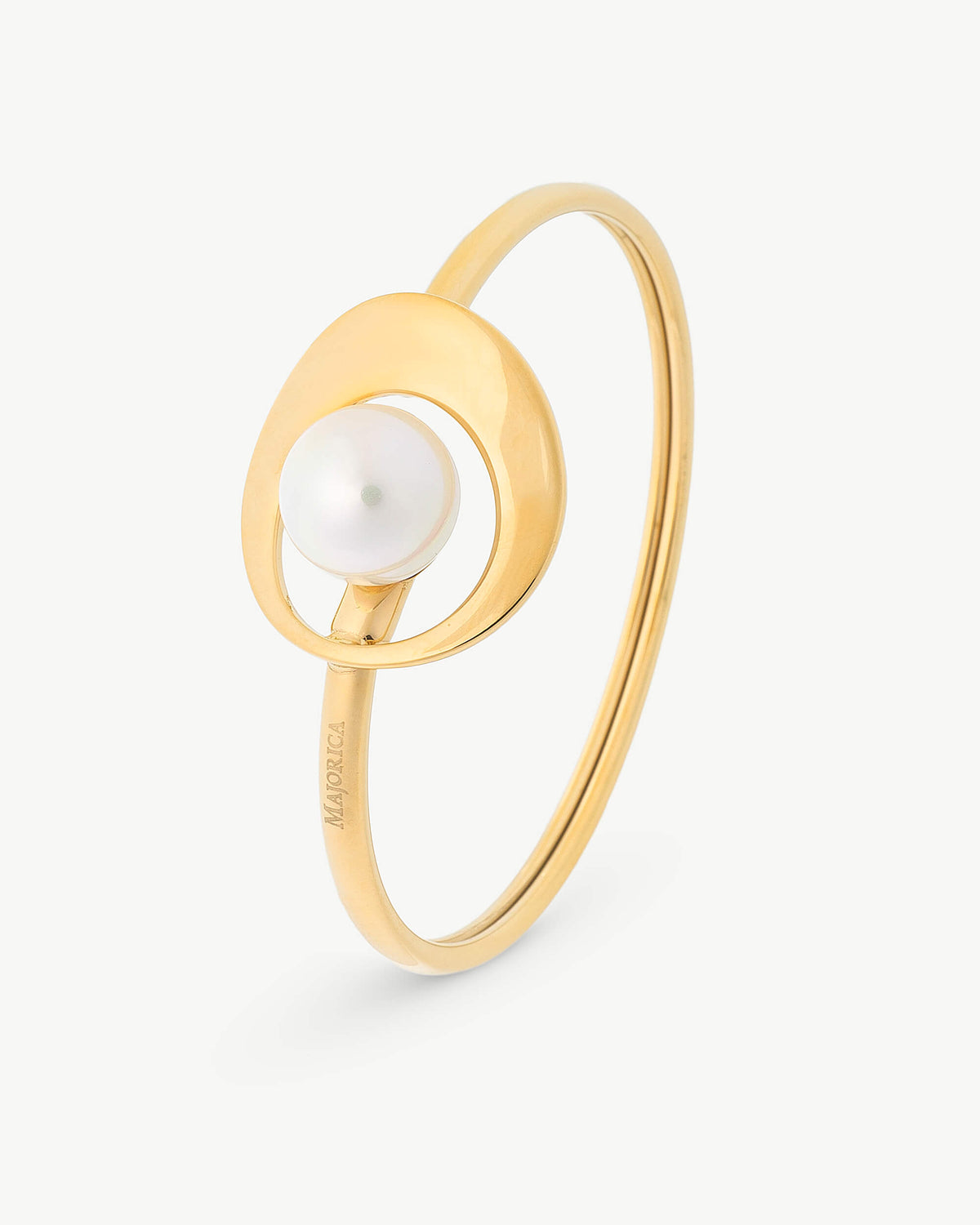Goldenes Perlenarmband Petra
