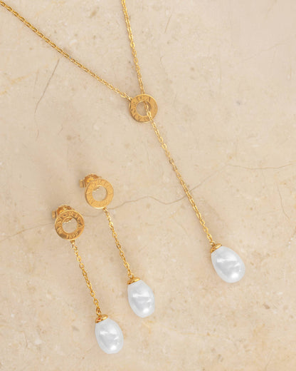 Pearl Necklace 12mm White Luar