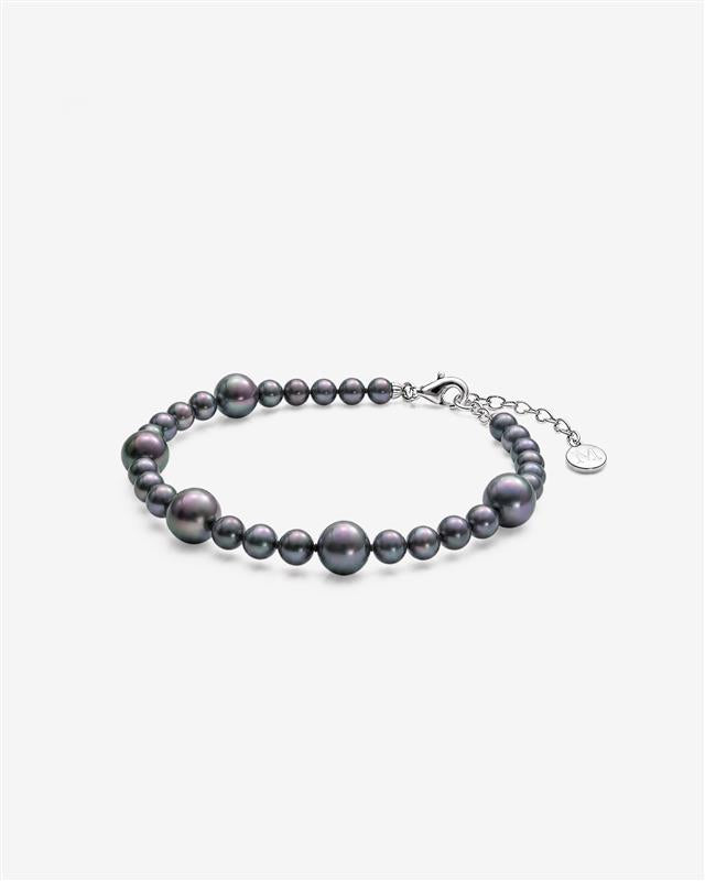 Bracelet, Grey Pearl, Essence 