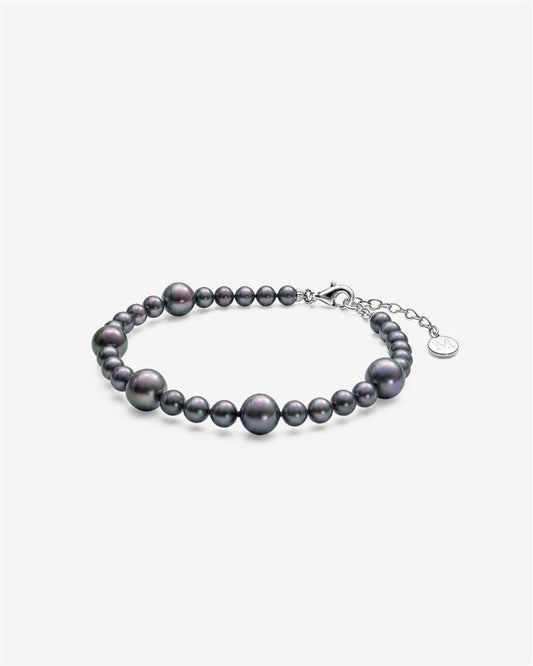 Bracelet, Grey Pearl, Essence 