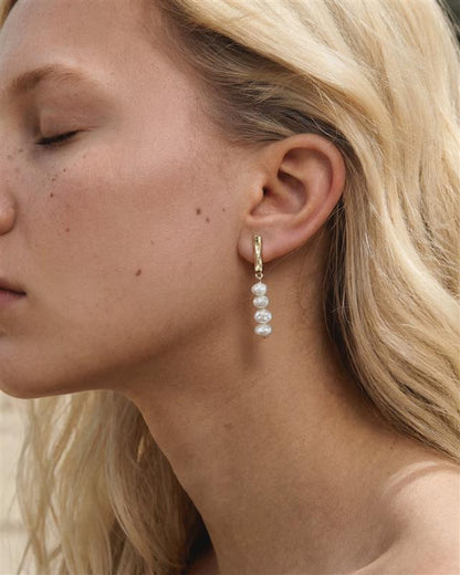 Pendientes largos Perlas Baroque