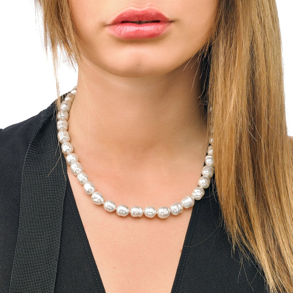 Baroque Pearl Necklace 8mm Agora MAJORICA – Majorica