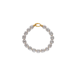 Chanel 2022 Faux Pearl & Strass CC Charm Bracelet