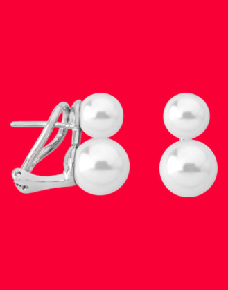 Pendientes de perlas Nuit, Majorica pearl earrings