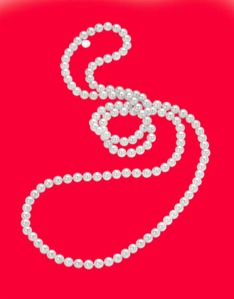 Collar largo de perlas Majorica, collar Fancy, fancy necklace, Majorica pearl necklace