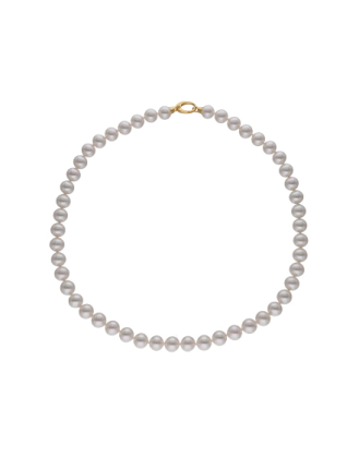 Collar de perlas Lyra en plata 10mm 50cm, Majorica pearl necklace
