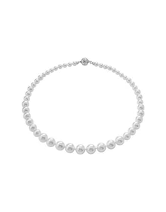 Silver necklace Lyra 6/12mm 45cm