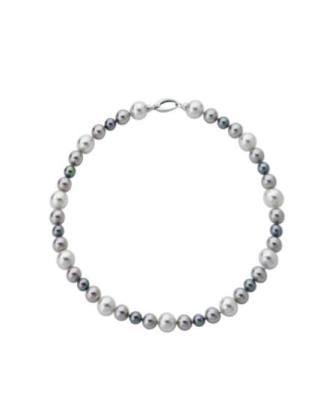 Multicolour Estela pearl necklace 46cm