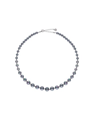 Collar de perlas grises Majorica, Majorica pearl necklace