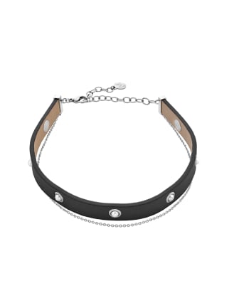 Black choker necklace Moonlight