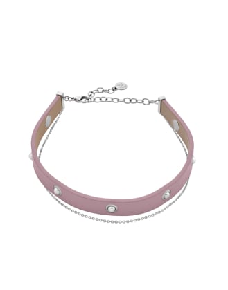 Pink choker necklace Moonlight