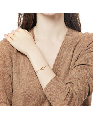 Bracelet Pure love gold plated