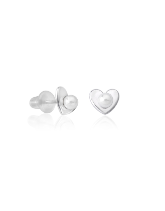 Silver girl earrings Pure Love