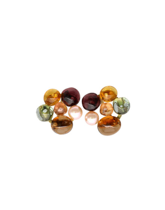 Pendientes de perlas y cristal de murano majorica, majorica earrings with pearls and murano glass