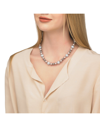 Collar de perlas multicolor Estela 46cm