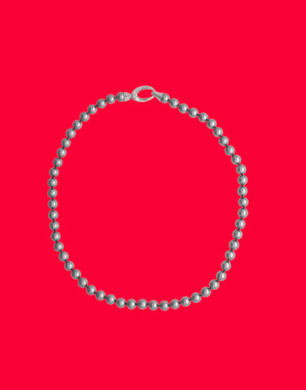 Collar de perlas grises 6mm Majorica, majorica grey pearl necklace, pearl chocker