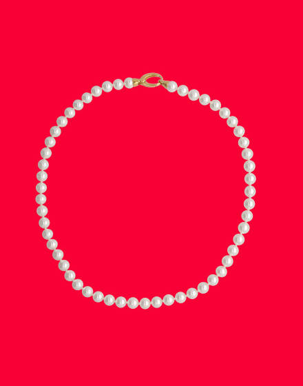 Collar de perlas blancas Majorica, Majorica white pearl necklace