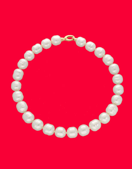 Collar de perlas barrocas Majorica, Majorica barroque pearl necklace