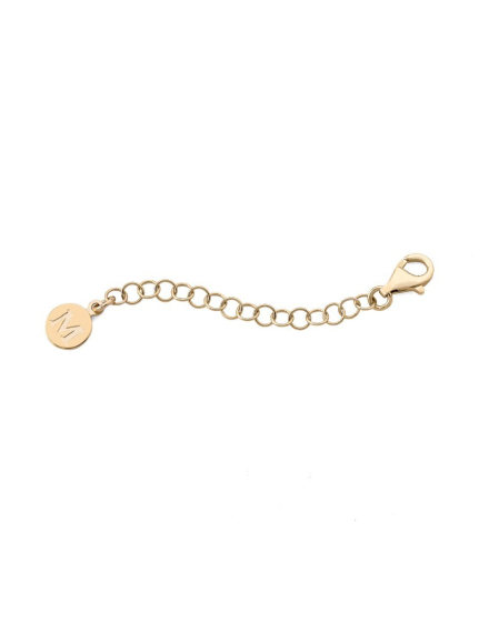 Golden silver extension chain