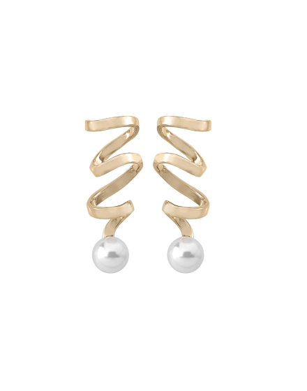 Earrings Cotillon gold plated