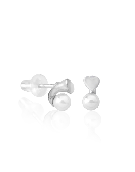 Silver earrings mini Pure Love