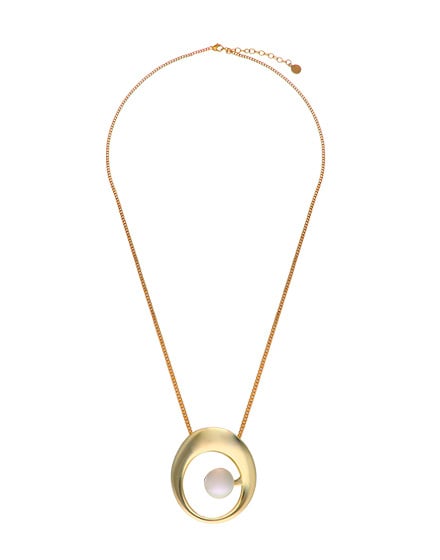 Segmented Gold Necklace by Petra Class | _18K _insale _yellow gold gold necklace  petra class