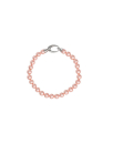 Pulsera de perlas rosas Majorica, Majorica pink pearl bracelet, pink-core