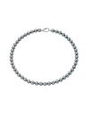 Lyra, Collar de perlas plata majorica, silver pearl necklace, majorica
