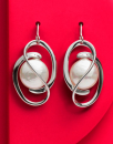 Pendientes de perlas, pendientes con perlas, pearl earrings