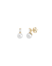 Pendientes de perlas, pendientes con perlas, perlas majorica, pearl earring