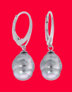 Pendientes de perlas barrocas, barroque pearl earrings