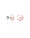 Pendientes con perlas mabé grises de 12mm majorica perlas