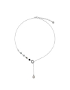 Collar corto de perlas con cristales de murano, Majorica short necklace with pearls and murano glass